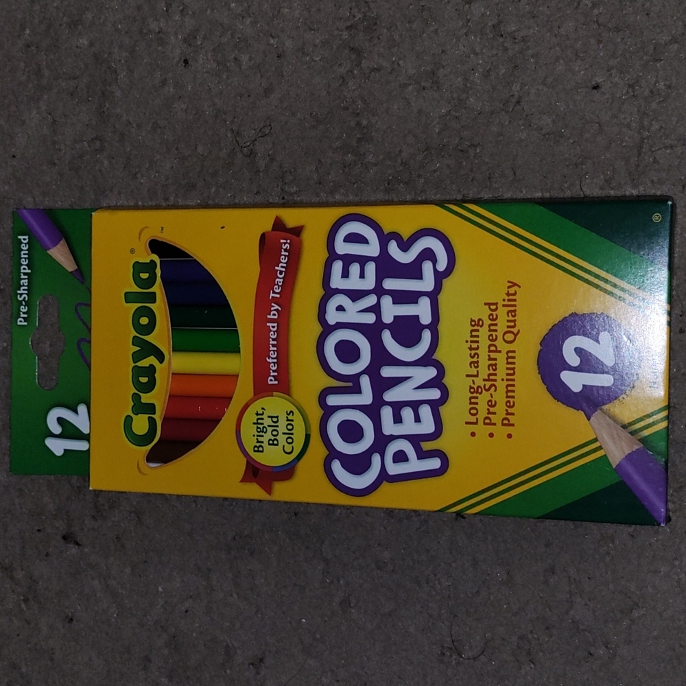 New crayola colored pencils